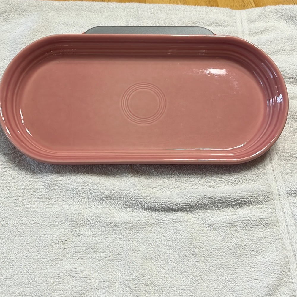 Rare, Retired Rose Small Fiestaware Bread Plate